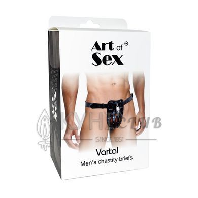 Чоловічий пояс вірності Art of Sex &ndash; Vartal, натуральна шкіра 106509 фото