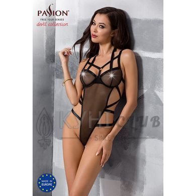 Боди монокини HAGAR BODY black S/M - Passion Exclusive 100776 фото