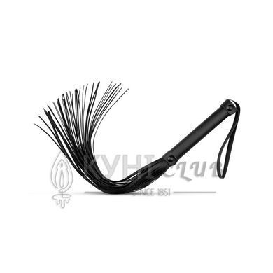 Флогер Bedroom Fantasies: Faux Leather Flogger, чорний 106834 фото
