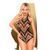 Боді з геометричним орнаментом Penthouse - Go Hotter Black S/L 103198 фото