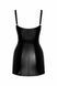 Платье Noir Handmade F320 Starlet, S, под латекс, мини, молния по всей длине, кольцо на поясе 108349 фото 8