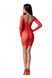 Напівпрозора мінісукня Passion BS101 One Size, red, рукави-мітенки 106962 фото 2