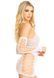 Мінісукня Leg Avenue Mini dress and matching gloves White One Size 110100 фото 2