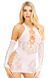 Мінісукня Leg Avenue Mini dress and matching gloves White One Size 110100 фото 1