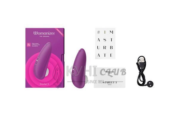 Вакуумний кліторальний стимулятор Womanizer Starlet 3 VIOLET 106768 фото