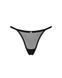 Прозрачные стринги с кружевом Obsessive Celia Noir thong XS/S 105843 фото 5