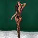 Бодістокінг JSY 7960 з імітацією панчіх One Size Black, декольте, бічні вирізи, відкритий доступ 104855 фото 2