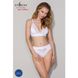 Трусики з широкою гумкою і мереживом Passion PS001 PANTIES L, white 102166 фото 3