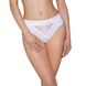 Трусики з широкою гумкою і мереживом Passion PS001 PANTIES L, white 102166 фото 1