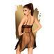 Бэби-долл с ажурным браллетом и ассиметричным подолом Penthouse - Naughty Doll Black S/M 107606 фото 2