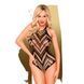 Боді з геометричним орнаментом Penthouse - Go Hotter Black S/L 103198 фото 1