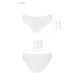 Трусики з широкою гумкою і мереживом Passion PS001 PANTIES L, white 102166 фото 5