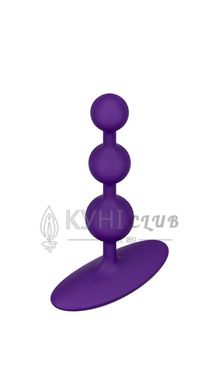 Анальные бусы Romp Amp Dark Purple, силикон, макс. диаметр 2,6 см 106763 фото