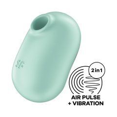 Вакуумний стимулятор із вібрацією Satisfyer Pro To Go 2 Mint 105739 фото