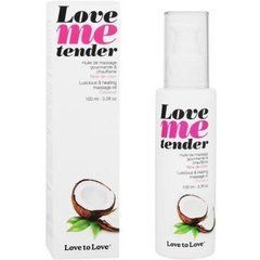 Роспродаж!!! Масажна олія Love To Love - Love Me Tender, Noix De Coco (100 мл) (термін 08.2025) 110192 фото