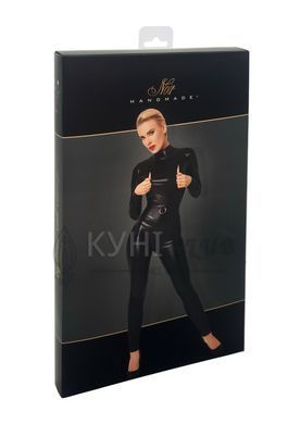 Комбінезон Noir Handmade F319 Caged, M, під латекс, довгий рукав, з доступом, кільце на поясі 108344 фото