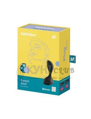 Анальная смарт-пробка с вибрацией Satisfyer Sweet Seal Black 104063 фото
