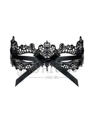 Мереживна маска Obsessive A701 mask, єдиний розмір, чорна 105171 фото