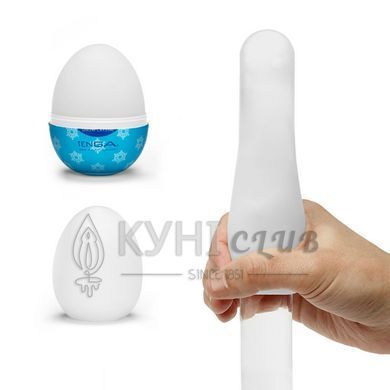 Мастурбатор-яйце Tenga Egg Snow Crystal з охолоджувальним лубрикантом 106032 фото