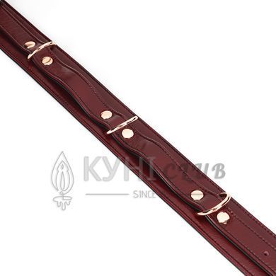 Фиксаторы для бедер Liebe Seele Wine Red Thigh Cuffs L Size, натуральная кожа 107457 фото