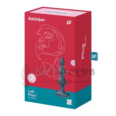 Анальний стимулятор-намистини з двома моторами Satisfyer Lolli-Plug 1 Dark teal 102763 фото