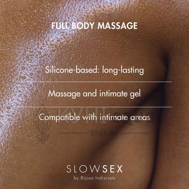 Силіконовий гель для масажу всього тіла Bijoux Indiscrets Slow Sex Full body massage 103849 фото