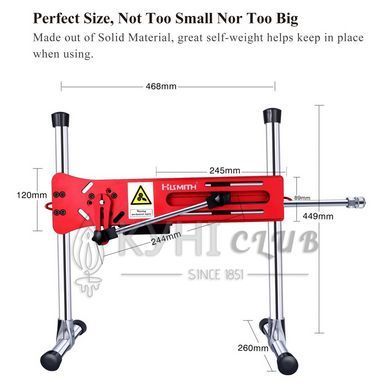 Смарт секс-машина Hismith AK-01-Red Sex Machine APP з фалоімітатором 104174 фото