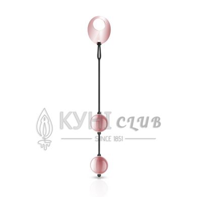 Металеві вагінальні кульки Rosy Gold - Nouveau Kegel Balls, вага 376гр, діаметр 2,8см 102475 фото