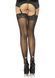 Панчохи зі швом та стразами Leg Avenue Stockings Rhinestone backseam, мереживна резинка, one size 105889 фото 1