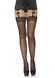 Панчохи зі швом та стразами Leg Avenue Stockings Rhinestone backseam, мереживна резинка, one size 105889 фото 2