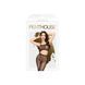 Комплект Penthouse Work It Out XL Black, короткий топ та колготки, ажурне плетіння 104410 фото 3