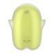 Вакуумний кліторальний стимулятор з вібрацією Satisfyer Glowing Ghost Yellow, світиться в темряві 109620 фото 5