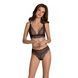 Комплект Passion AMBERLY SET black, XXL/XXXL, бралетт и трусики бразилиана 108488 фото 1