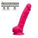 Фалоімітатор SilexD Tomas Pink (MODEL 1 size 9in), двошаровий, силікон+Silexpan, діаметр 4,9см 102854 фото 2