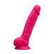 Фалоімітатор SilexD Tomas Pink (MODEL 1 size 9in), двошаровий, силікон+Silexpan, діаметр 4,9см 102854 фото 1
