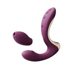 Вібратор-пульсатор з вакуумною насадкою Zalo &ndash; Talis G-Spot PulseWave Vibrator Velvet Purple 109881 фото