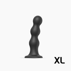 Насадка для страпона Strap-On-Me Dildo Plug Balls Black XL 107017 фото