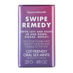 М'ятні цукерки Bijoux Indiscrets Swipe Remedy &ndash; clitherapy oral sex mints без цукру 103855 фото