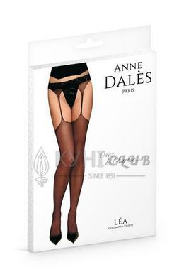 Чулки с поясом Anne De Ales LEA T1 Black, отлично для pinup образа 100071 фото