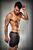 Прозрачные мужские шортики Passion 026 SHORT black S/M 100280 фото