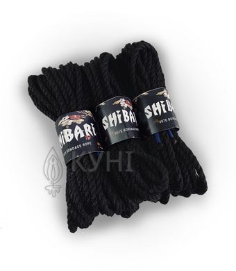 Джутовая веревка для Шибари Feral Feelings Shibari Rope, 8 м черная 102025 фото