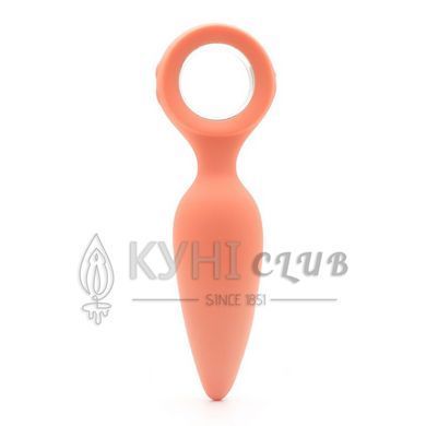 Анальна вібропробка KISTOY Orville Orange, діаметр 3 см 100602 фото