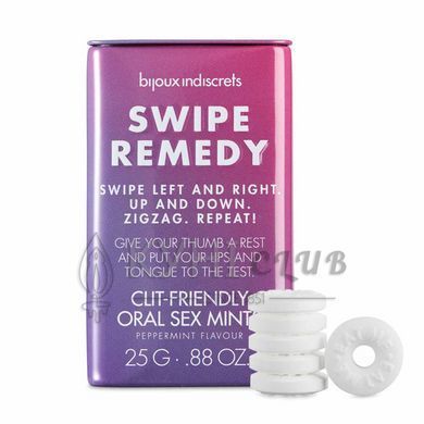 Мятные конфеты Bijoux Indiscrets Swipe Remedy &ndash; clitherapy oral sex mints 103855 фото