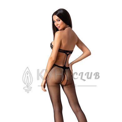 Открытый бодистокинг Passion BS080 black 102587 фото