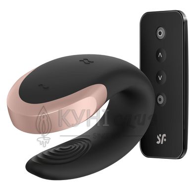 Смарт-вибратор для пар Satisfyer Double Love (Black) 102768 фото