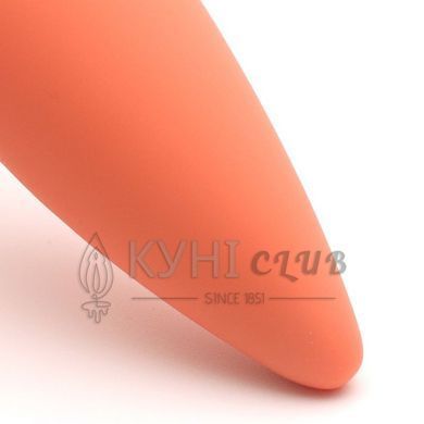 Анальна вібропробка KISTOY Orville Orange, діаметр 3 см 100602 фото