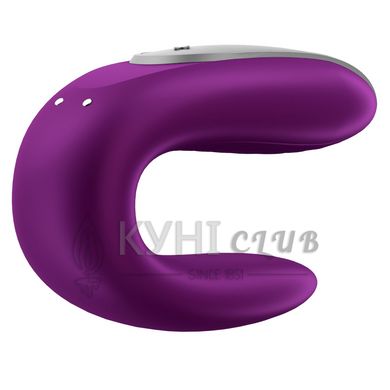 Смарт-вібратор для пар Satisfyer Double Fun (Violet) з пультом ДК 102896 фото