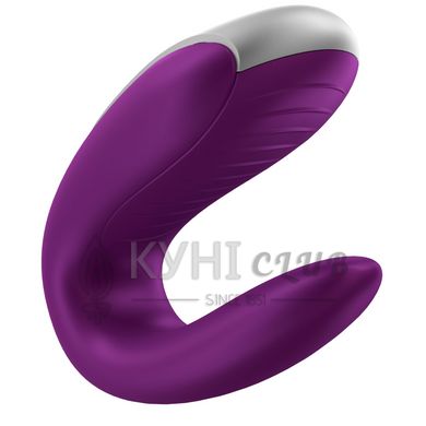 Смарт-вібратор для пар Satisfyer Double Fun (Violet) з пультом ДК 102896 фото