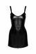 Платье Noir Handmade F320 Starlet, M, под латекс, мини, молния по всей длине, кольцо на поясе 108350 фото 7