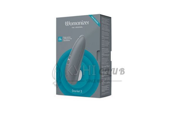 Вакуумний кліторальний стимулятор Womanizer Starlet 3 GREY 106769 фото